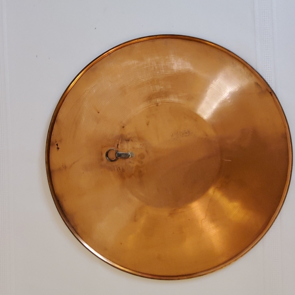 Vintage Copper Etched Wall Plaque - Picture 6 of 6